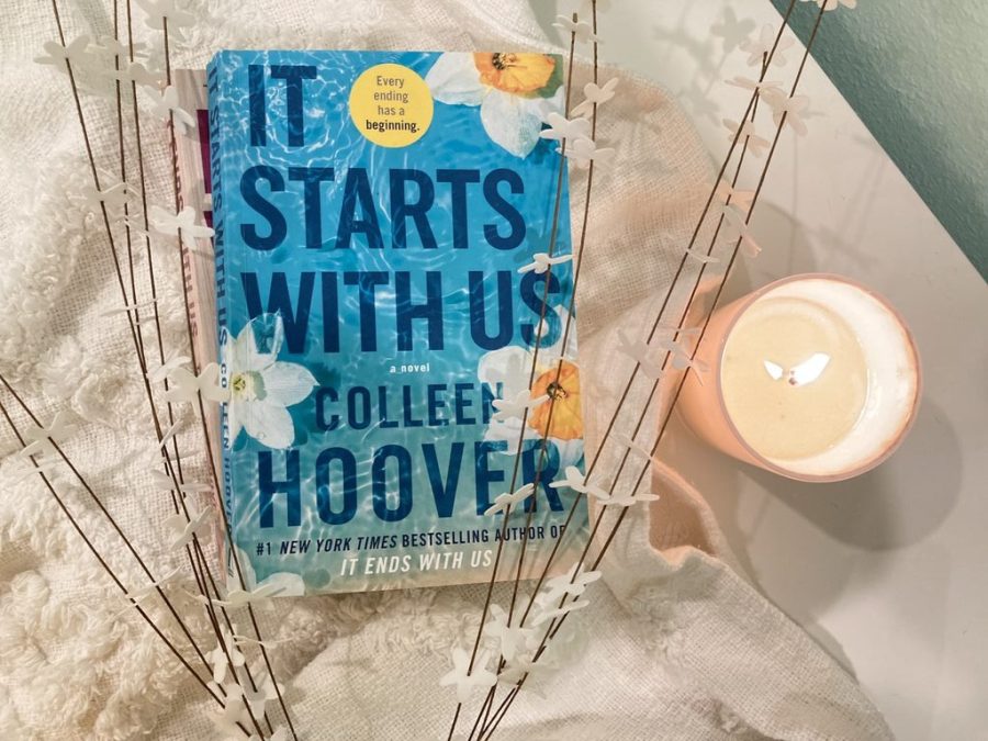 The awards winning story which became popular over the infamous “BookTok” finishes the story with its sequel, It Starts With Us. The novel brings up topics such as domestic abuse, healing from trauma, and personal growth. Photo courtesy of Lorelei Woodward. 