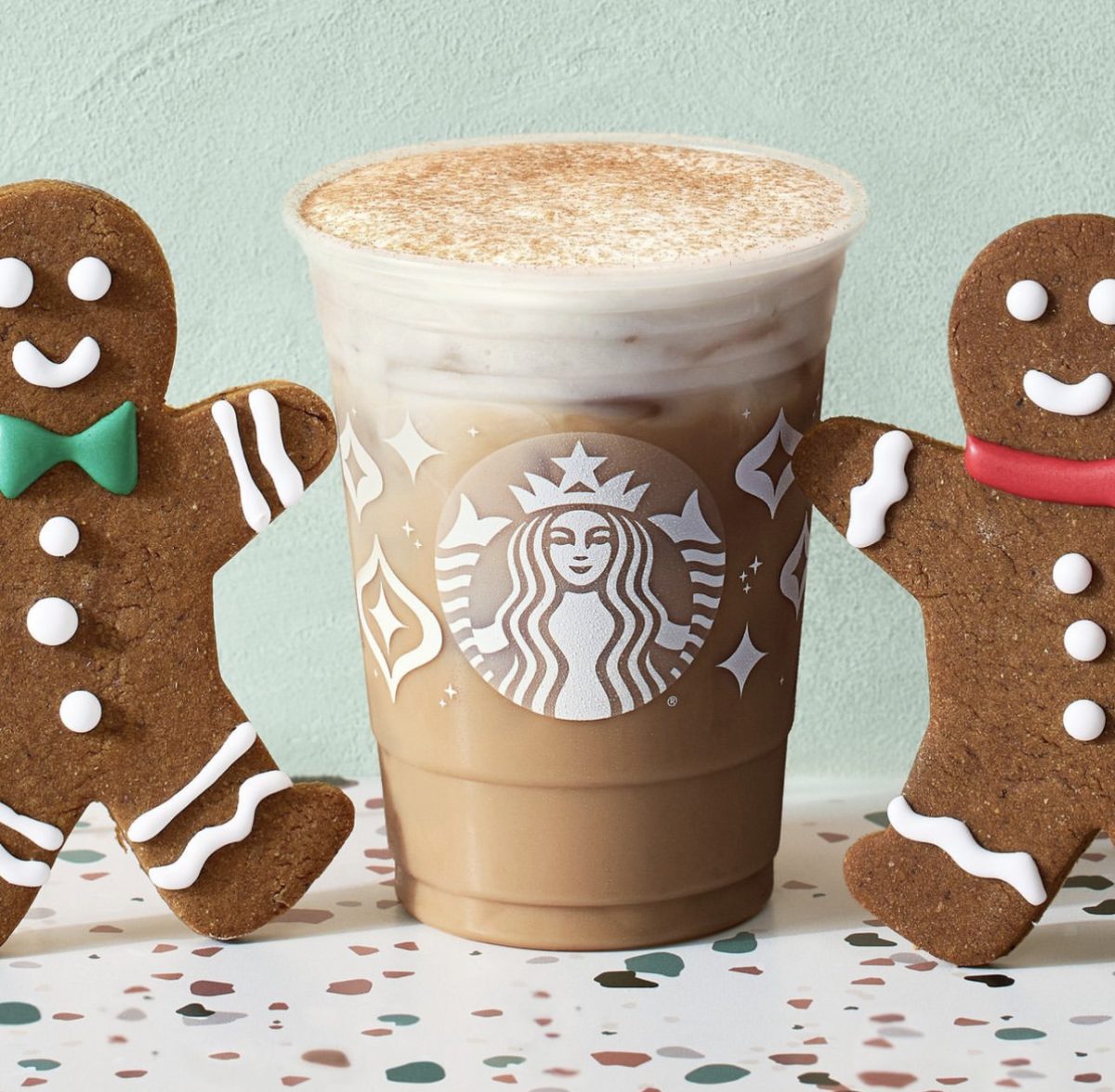 The newest drink on the menu, the Gingerbread Oatmilk Chai, is popular amongst Steinbrenner High School students. With hints of gingerbread and a blend of chai spices, this drink will give a holiday taste to all. Photo courtesy of Starbucks Instagram.