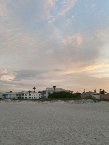 Some of the beachfront houses located in Anna Maria Island. Renting these becomes popular as summer arrives, however there are still available days to rent for a beach getaway. Photo courtesy of Isabella Barfield. 