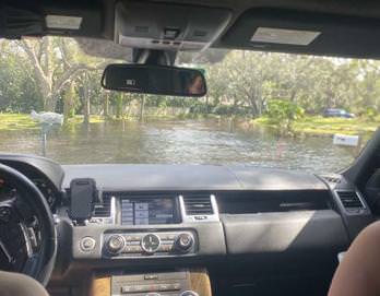 As two Steinbrenner students drive down local roads they see excessive amounts of water creating massive puddles. This past hurricane season has brought massive impacts to the state of Florida bringing in about 11.43 inches of rain to Tampa.