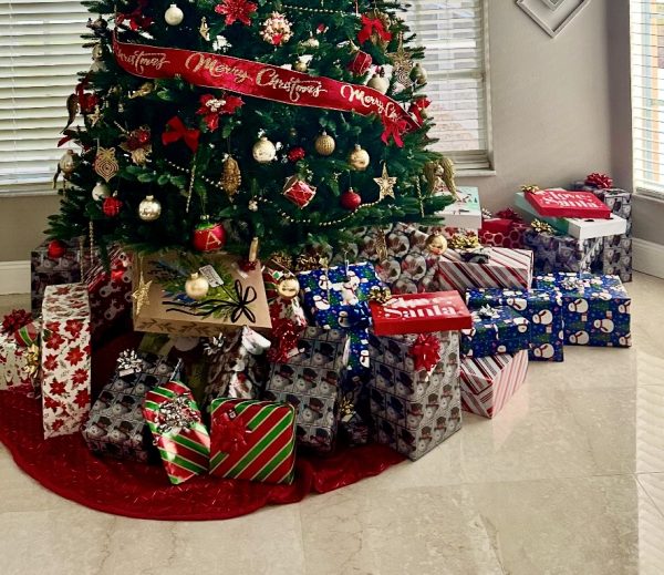 Presents underneath the Christmas tree waiting to be opened on Christmas Day. The aspect of opening gifts is one that many look forward to as they hoped to get what they wanted from their list. Photo courtesy of Ademy Malave 