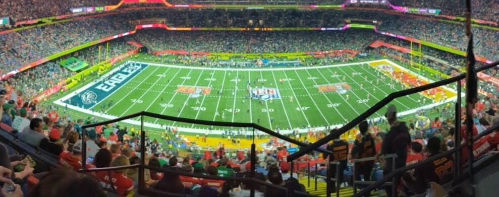 The Chiefs and Eagles were about to go head to head on the field at Super Bowl LIX. The Super Bowl is a game fans look forward to every year. Photo courtesy to Maria Nicklow  