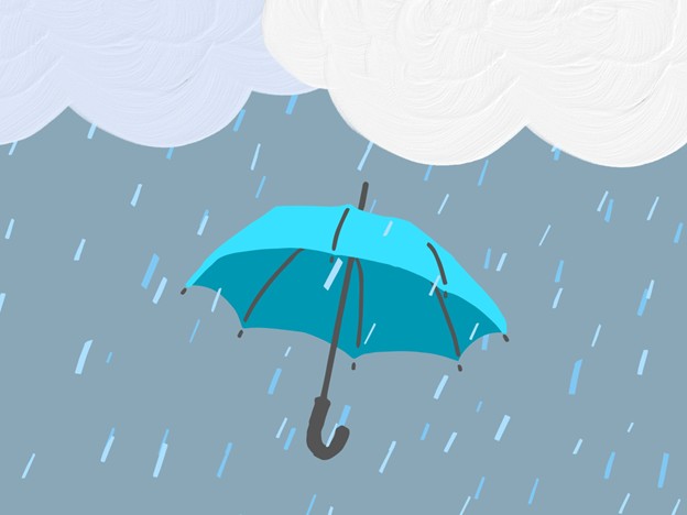 The rain can be an inconvenience, a pleasure, or even a danger to students and staff at Steinbrenner. No matter how we interpret it though, it has been playing an important role in natural cycles. Design by Ash Podosek. 