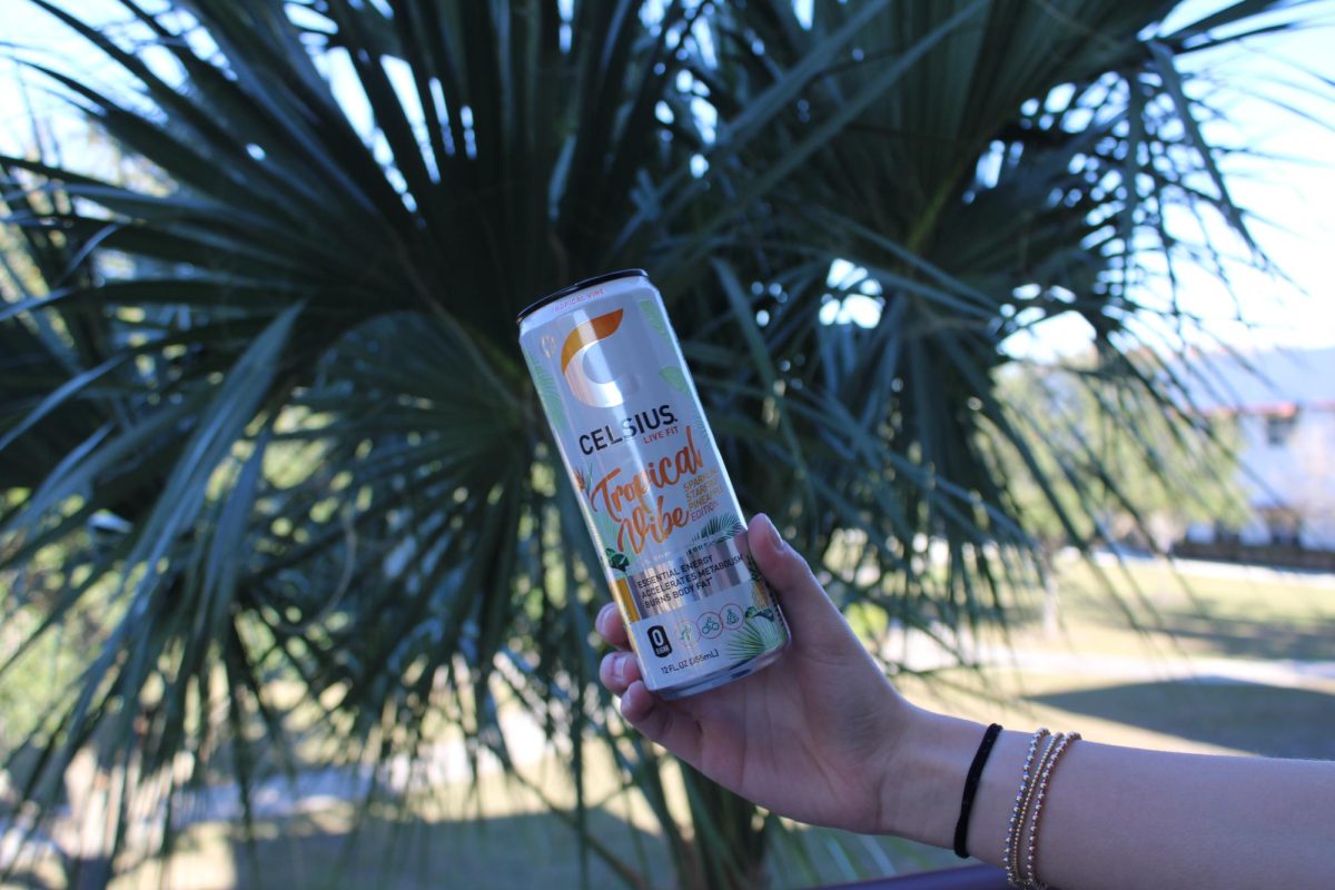HOSA students at Steinbrenner High School have been working to create a health campaign around energy drinks. Popular energy drink, Celcius, was founded in Florida in 2004. Photo courtesy of Riley Synder-Kinard.