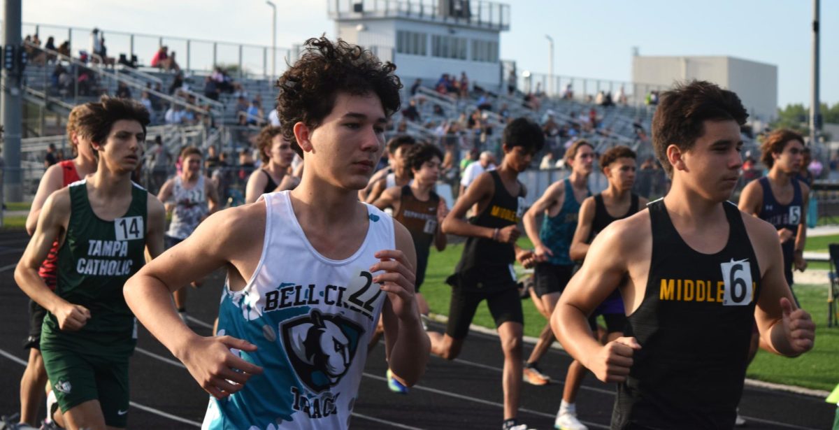 Steinbrenner High School held a track meet for the 17th Annual George Steinbrenner Invitational.  Many different track and field events took place at Steinbrenner’s field that day. This event is held for high school athletes to achieve FHSAA-sanctioned qualifying times and marks for district and state championships. Photo courtesy of Serenity Valentine
